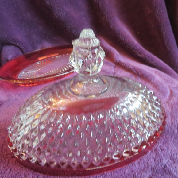 Royal Ruby Butter Dish with Lid - Picture 4 of 6